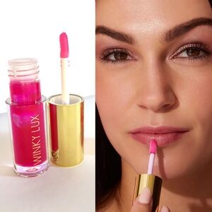 New Winky Lux Barely There Tinted Lip Oil Luscious Pink Nourishing Hydrating